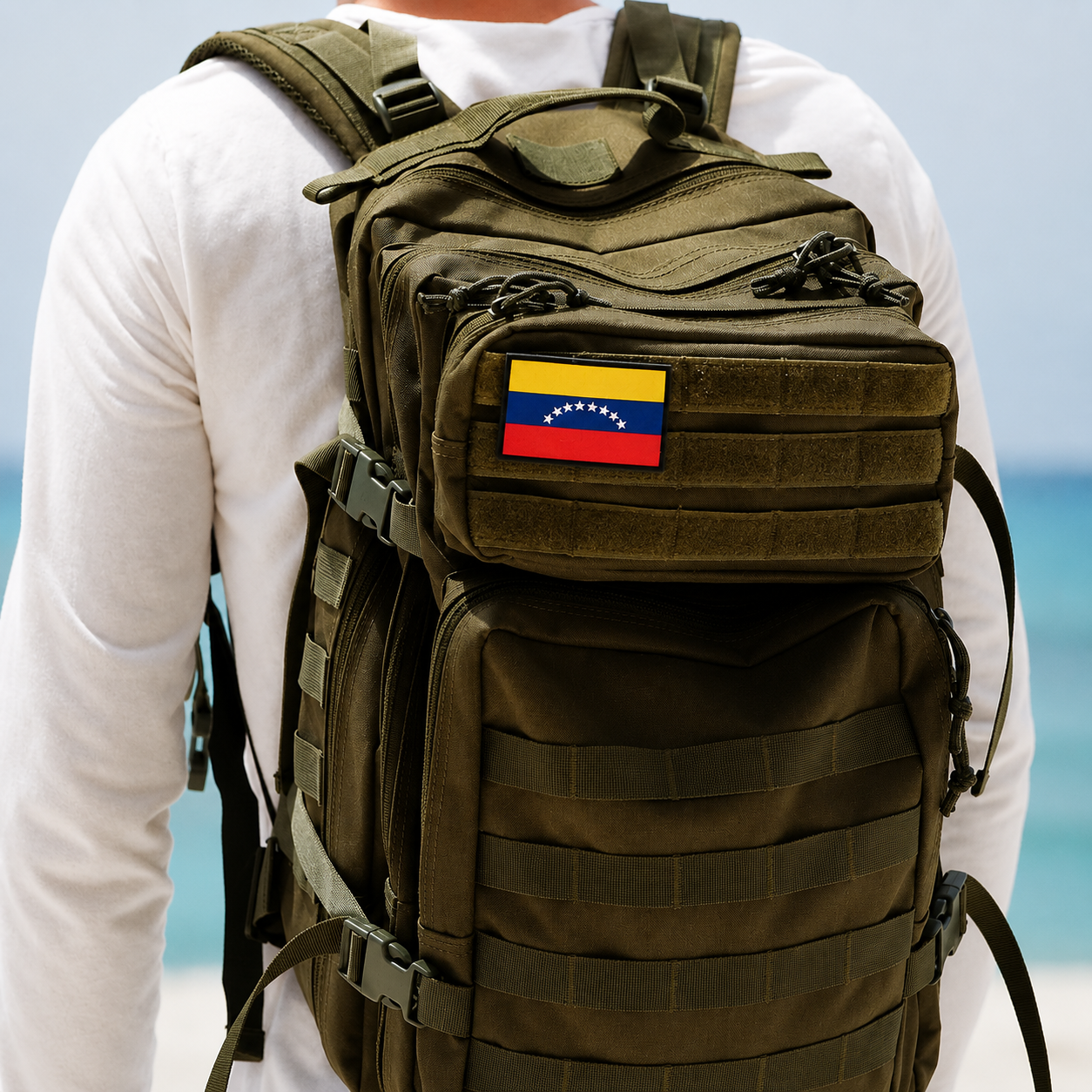 Mochila táctica ONE con parche de Venezuela